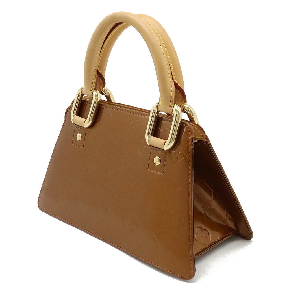Louis Vuitton Vernis Forsyth Bronze Mini Handbag Monogram